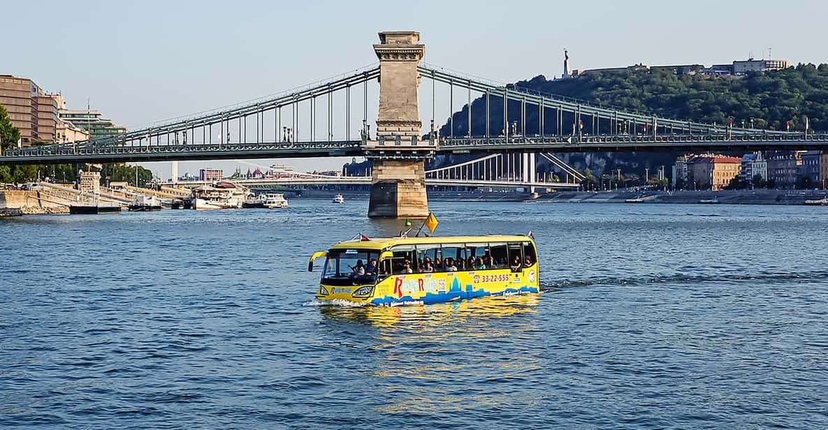 Budapest: terra/acqua in Bus anfibio — foto 1